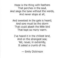 famous poems by emily dickinson More