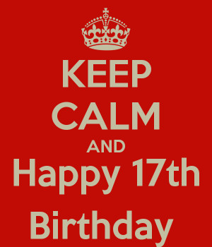 Happy 17th Birthday For Boys And happy 17th birthday