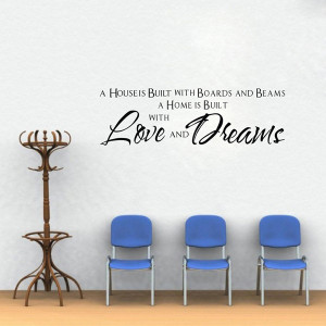 Love And Dreams Wall Decals Quotes adhesive wall tiles 3d wall paper ...