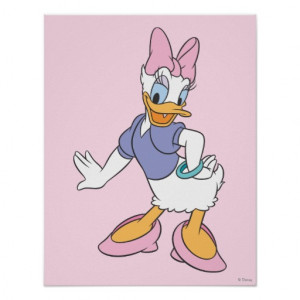 Daisy Duck Poster From Zazzle