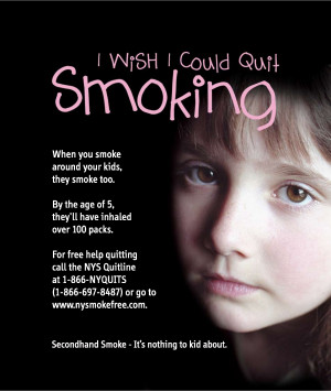 Second Hand Smoke Prevention Poster