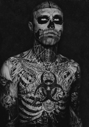 tattoos #inked #zombie man #tattoo boy