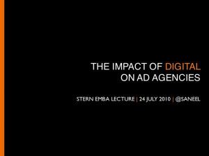 Impact of Digital Revolution on Ad Agencies