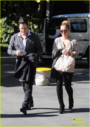Hilary Duff & her hubby attending a Kings [hockey] game - L.A. 1/19