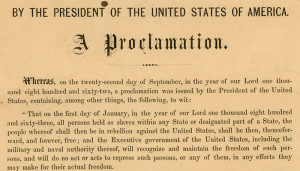 ... Abraham Lincoln's Emancipation Proclamation. (AP/Seth Kaller, Inc