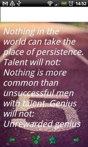 ... in the World Can take the place of persistence – Baseball Quote