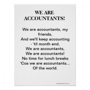 We Are Accountants Poster