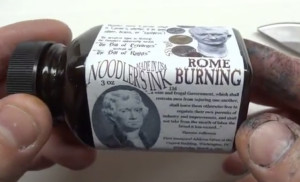 Noodler's Art Contest Winners, Konrad Flex, Rome is Burning