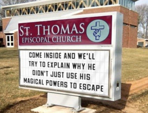 ... easter, funny signs, hilarious, 10 Hilarious Honest Church Signs for