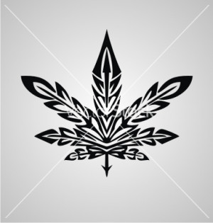 Weed Leaf Image Graphic Code