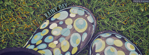 Rainy Day Quote Facebook Cover for Timeline