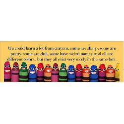 peaceful_crayons_bumper_bumper_sticker.jpg?color=White&height=250 ...