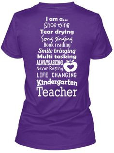 kindergarten teacher list shirts more options each shirts kindergarten ...