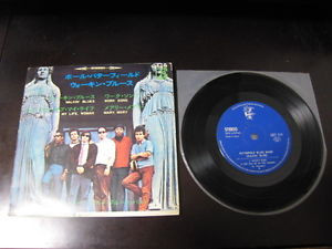 Paul Butterfield Walkin Blues Japan 4 Tracks Vinyl EP 7 inch Mike