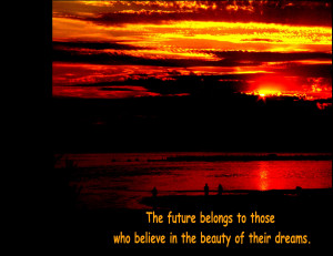 Golden sunset nature quotes inspirational