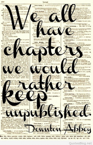 Chapters of life quote