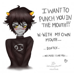 Homestuck - Karkat - Affectionate by LittleMissTwitchy