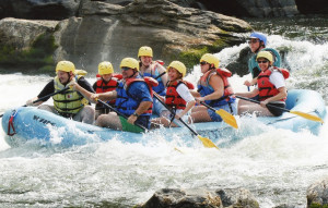 We had great fun White Water Rafting in the New Gorge River