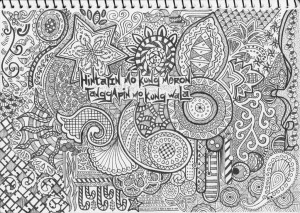 doodle quotes by kzanne traditional art drawings pop art 2014