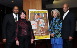 Tavis Smiley, Mary Badham, Connie Rice and Dr Terrence Roberts