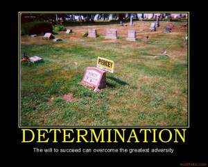 Determination The Will To Succeed Can Overcome The Greatest Adversity