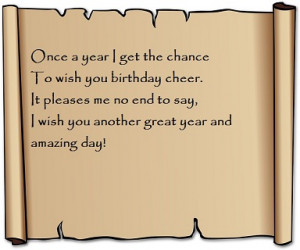 Birthday messages and wishes