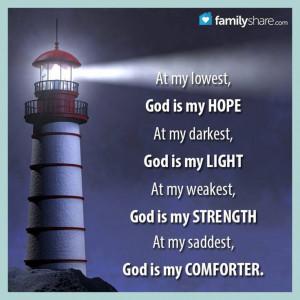 God is my strength.
