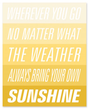 ... summer printables showcasing a few of my favourite sunshine quotes and