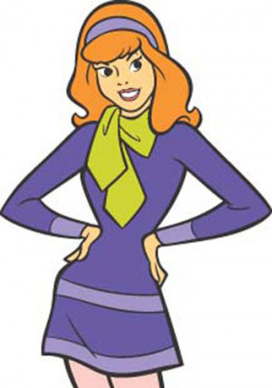 New Dress A Day - Vintage Dress -DIY - Cartoon Daphne!