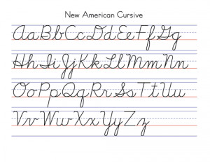 New American Cursive Penmanship Program