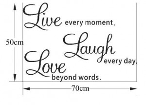 Live Laugh Love Wall Art Sayings - Wall Art Words