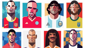Maradona, Zidane and Messi: Amazing caricatures of World Cup heroes