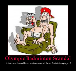 olympic badminton scandal funny