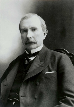 John D. Rockefeller of Standard Oil, 1885. Unknown photographer ...