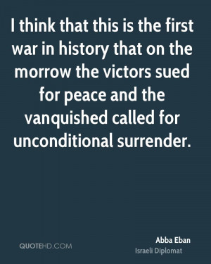 Abba Eban Peace Quotes
