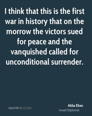 Abba Eban Peace Quotes