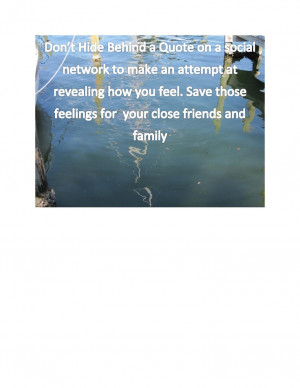Social networks and quotes