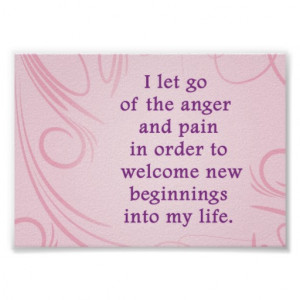 Positive Affirmation Forgiveness Valentines Day Poster