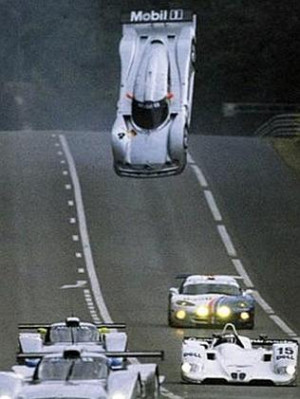 ... returning to Le Mans, 15 years after the crashes that made his career