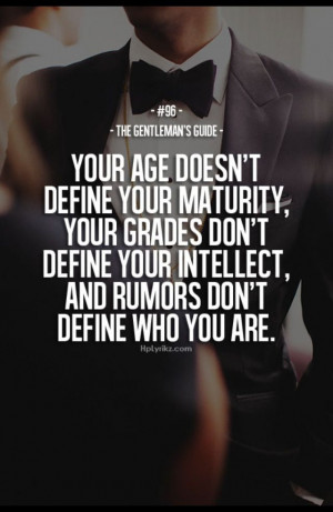 Don't act your age! Always stay young at heart...