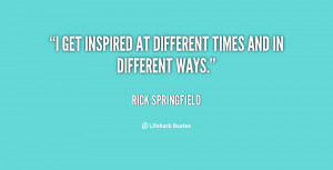 get inspired at different times and in different ways.”