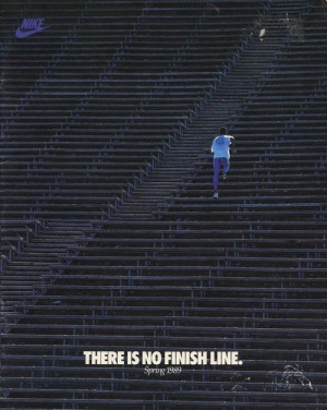 there is no finish line