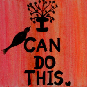 Inspirational canvas quotes Bird painting Acrylic canvas painting ...