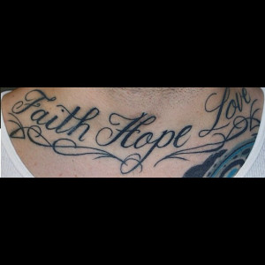 faith #hope #love # tatts #quotes #tattoo #tattoos - #euphoriaink