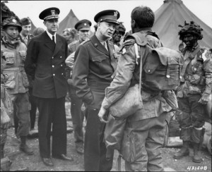 General Dwight D. Eisenhower Talking to Troops