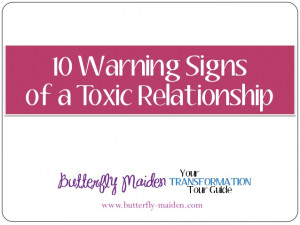 10 Warning Signs of a Toxic Relationship