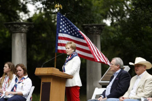 Congresswoman Kay Granger speaks during the Daughters of the American