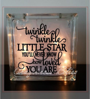 Twinkle Twinkle Little Star inspirational quote by CraftinessBliss, $ ...