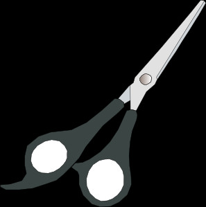 Hair Stylist Scissors Icon Salon clip art