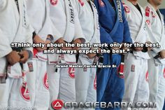 about the best, work only for the best, and always expect the best ...